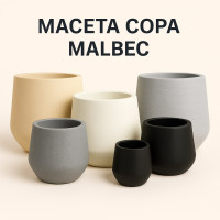 Maceta Copa Mabec (precios al elegir tamaño)